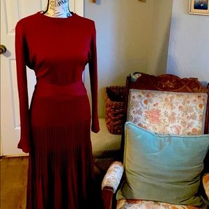 Rouge sweater dress makes their jaw hit the floor